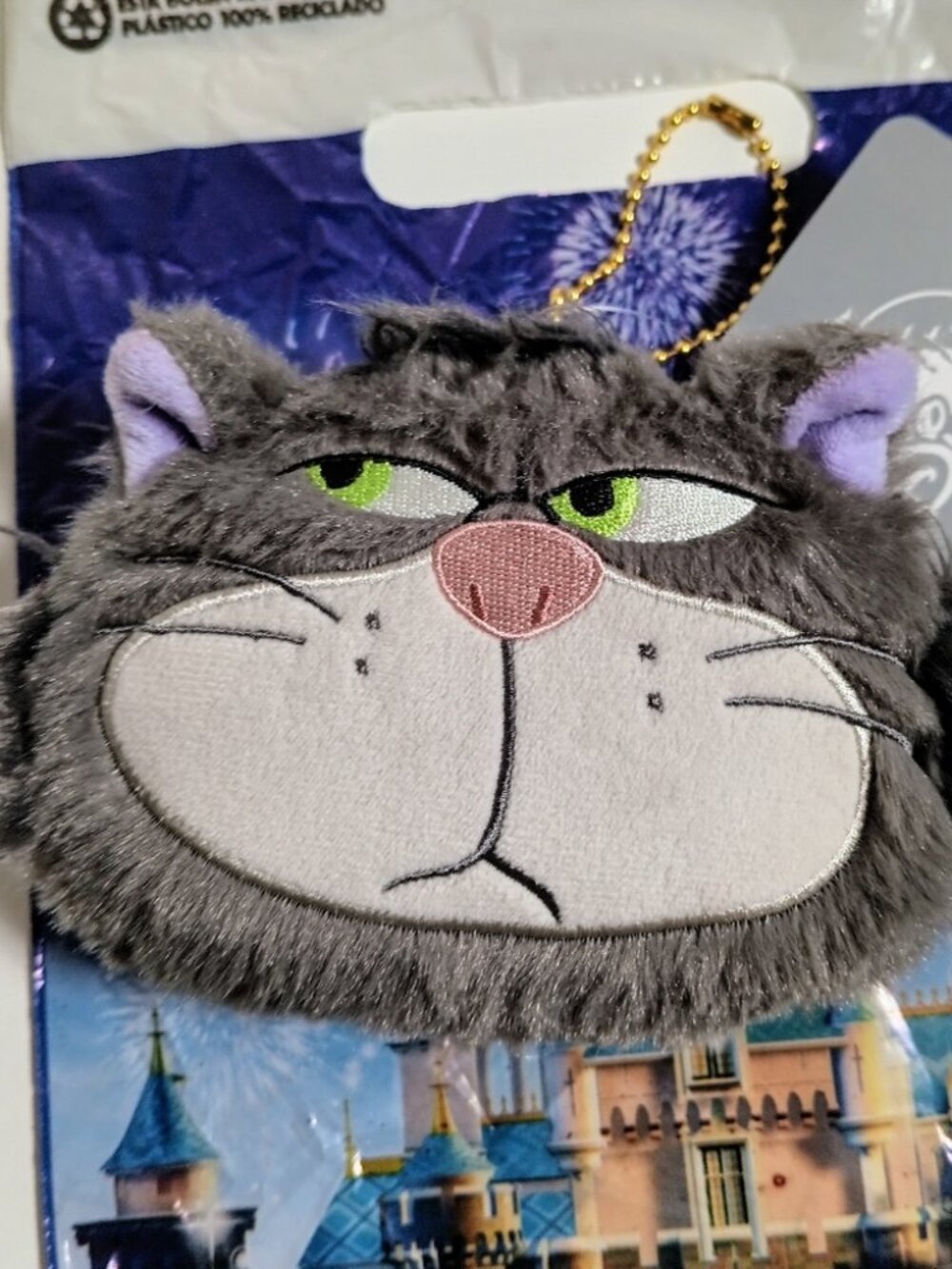 Plush Charm Cinderella Lucifer Jaq Gus Gus Reusable Eco Tote Bag Pouch